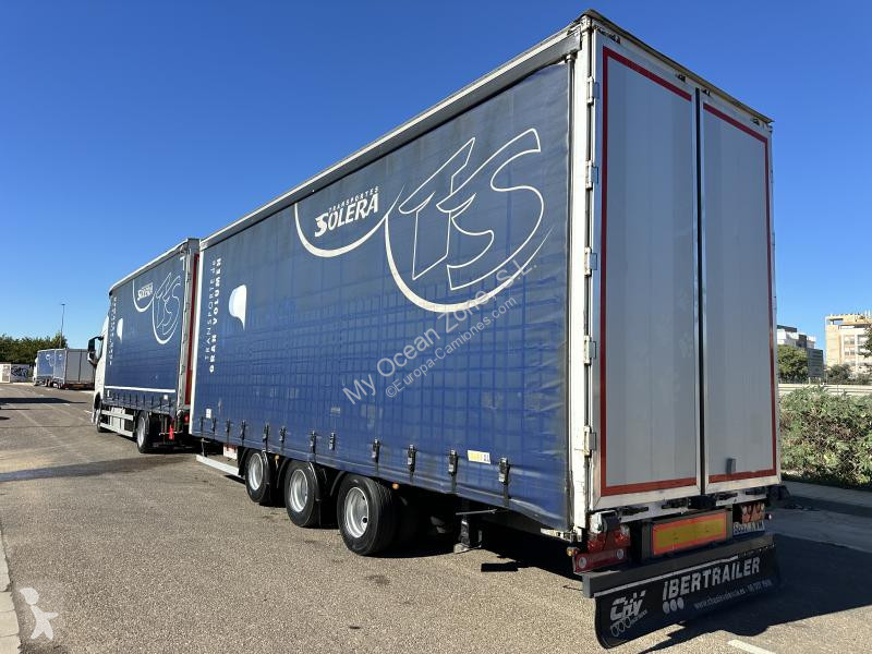 مقطورة Sical  3 EJES RUEDA DOBLE LANZA FIJA