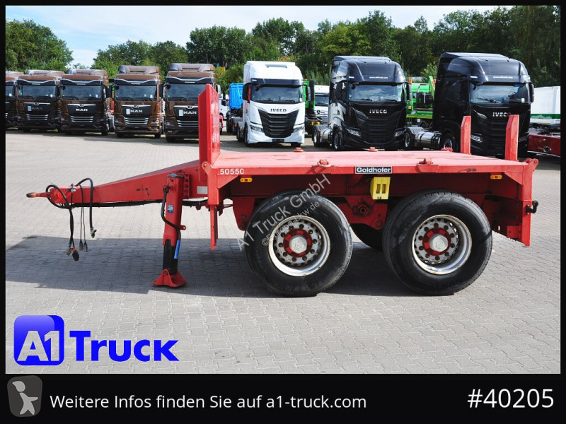 مقطورة Goldhofer Ballast Kran Gewichte Goldhofer