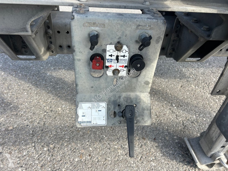 مقطورة Wecon AWZ 112, 1-Achs Lafette, BPW-Achsen