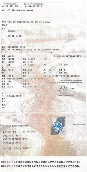 Vägmaskiner Mercedes ATEGO