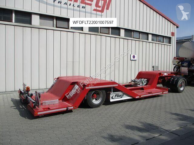 Remolque Fliegl 2-Achs Tieflade Anhänger ZTS...