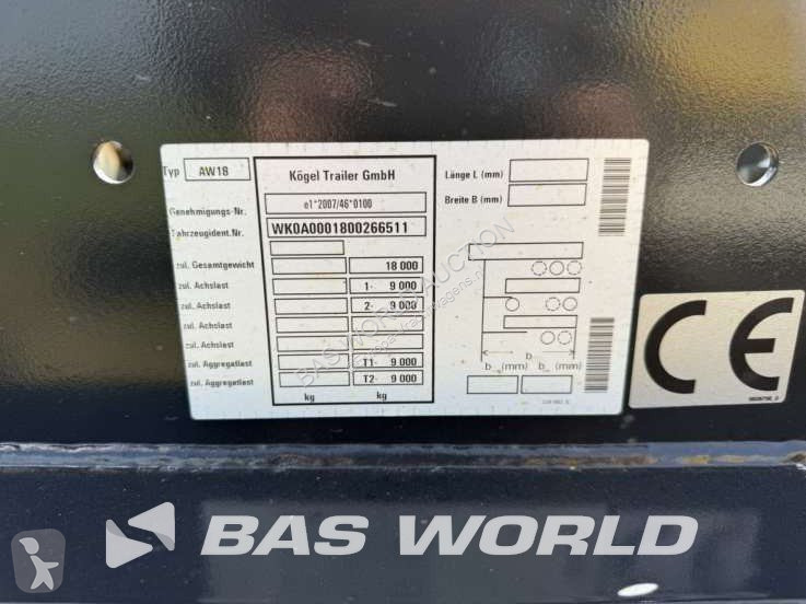 Släp Kögel aw18
