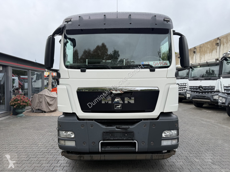 مقطورة MAN TGS 26.400 6X2 Kipper mit Kran Hiab...