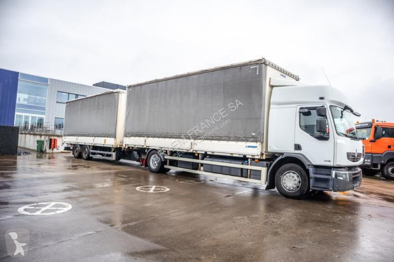 Camion remorque Renault  BACHE+CHARIOT...