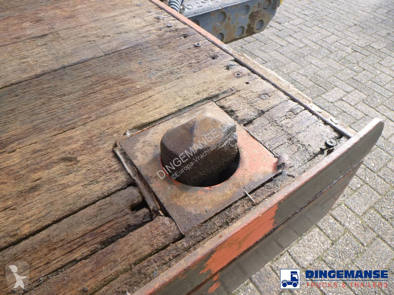Reboque  2-axle drawbar platform trailer 7 t