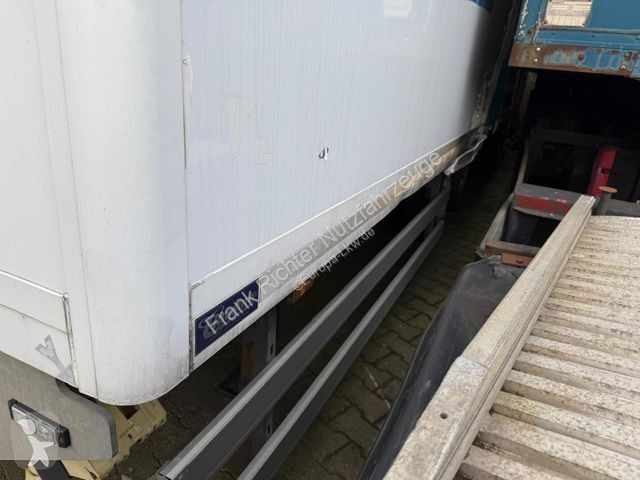 Aanhanger  Clausing,Brandschaden bed. Fahrbe