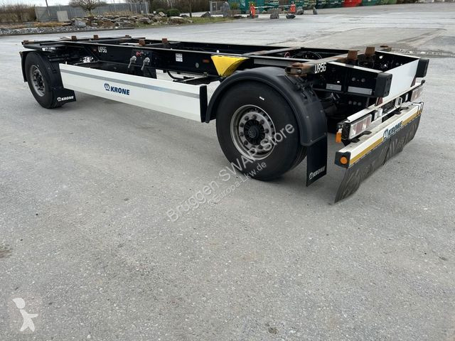 Reboque Krone 2 Achswechselfahrgestell, Typ:...