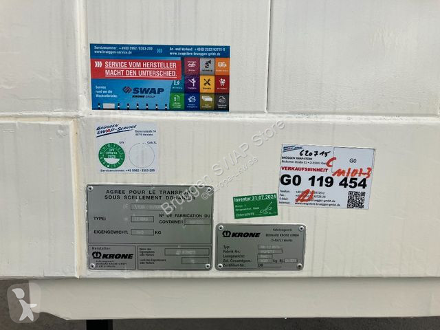 Equipamentos pesados Krone Wechselbrücke Koffer