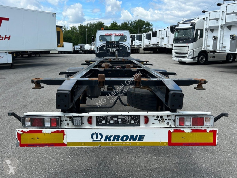 Reboque Krone 1-Achs Lafette BPW-Achse,...