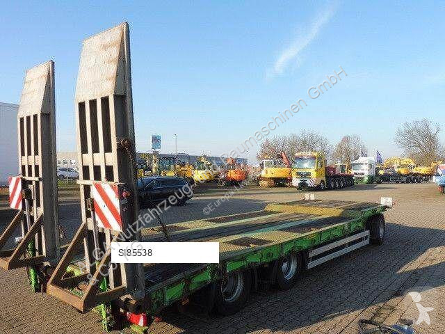 Släp Obermaier 30to., 3-Achser, Hydr. Rampen,...
