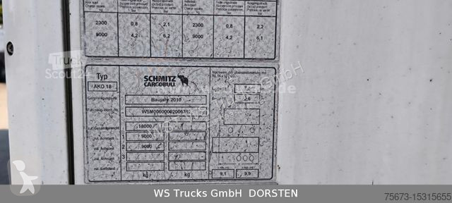 Släp Schmitz Cargobull KO18 Maxima 1000...