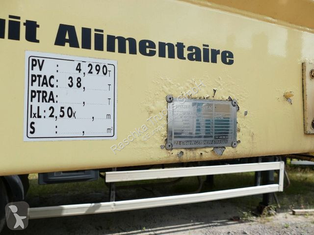 Rimorchio Spitzer -Eurovrac SF24 26CYL*Food Tank*