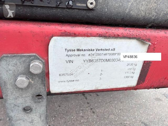 مقطورة  ANDERE Tysse / Nomek 1500 L Edelstahl...