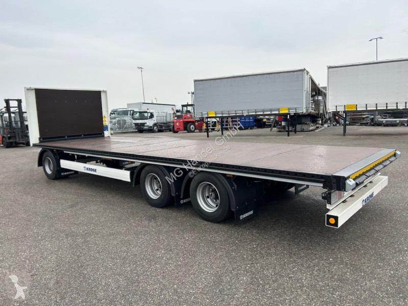 مقطورة Krone Jumbo Plateau Anhänger 8.6 Meter, BPW