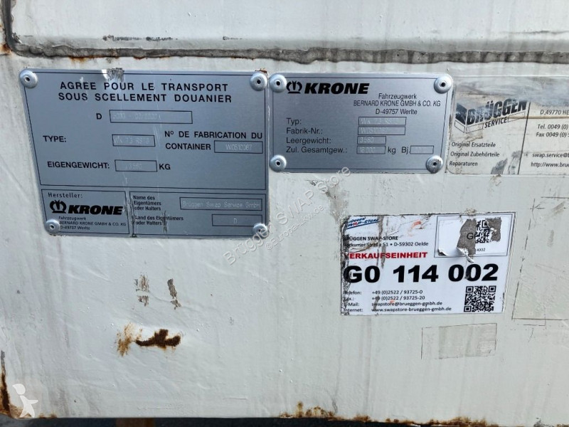 تجهيزات الآليات الثقيلة Krone Wechselbrücke Koffer