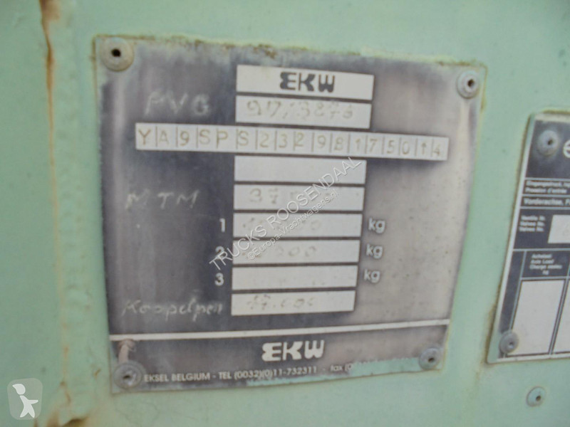 نصف مقطورة EKW oplegger + KENNIS 14.000
