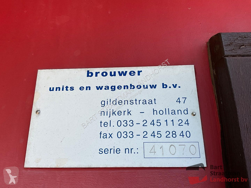 Släp Atec PB2 met Brouwer schaftkeet.