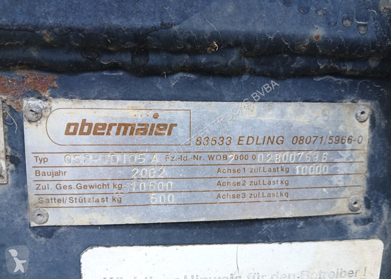 Aanhanger  OS2- TD 105 A OS2- TD 105 A