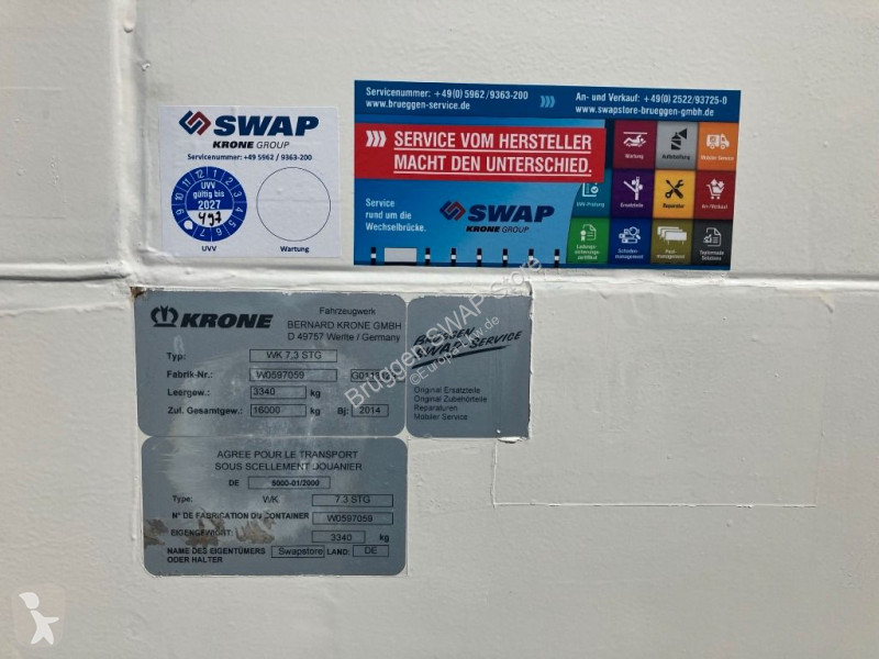 Přívěs Krone Wechselbrücke Koffer
