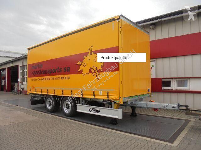 Remolque Fliegl Tandem-Plattform-Anhänger TPS 180
