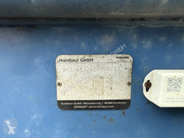 Aanhanger Humbaur HBT 116225 BE 2-Achs Tandem...