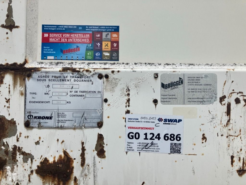 Krone Wechselbrücke Koffer trailer