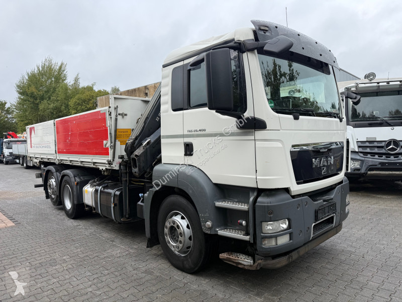 مقطورة MAN TGS 26.400 6X2 Kipper mit Kran Hiab...
