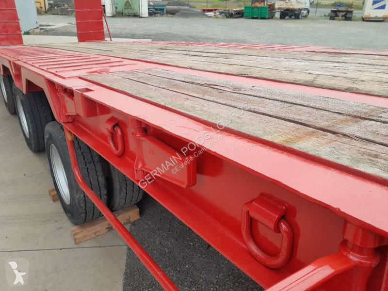 Reboque Louault Porte engin 3 essieux centraux