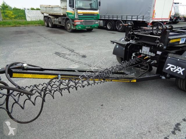 Remorque Trax  Porte Caisson Bennante 2 essieux