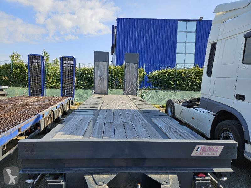 Remorque Castera Porte-engin 3 essieux Centraux