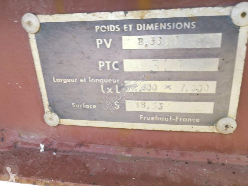 Oplegger Fruehauf  Semi benne ED 32