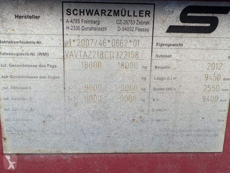 Remorque Schwarzmüller Abrollanhänger...