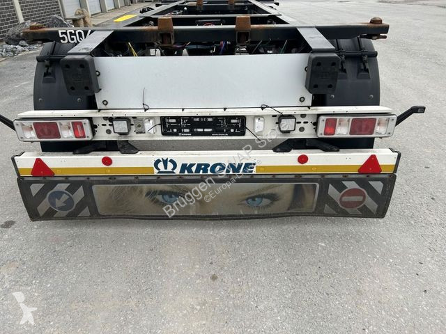 Reboque Krone 2 Achswechselfahrgestell, Typ:...