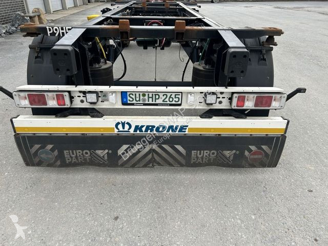 Reboque Krone 2 Achswechselfahrgestell, Typ:...