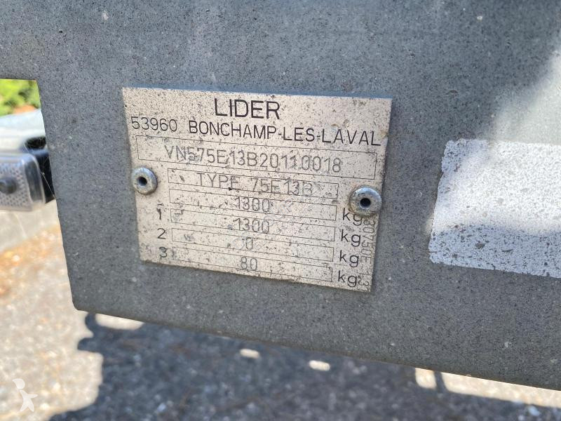 Remorque Lider  75E13B Remorque Porte Voiture