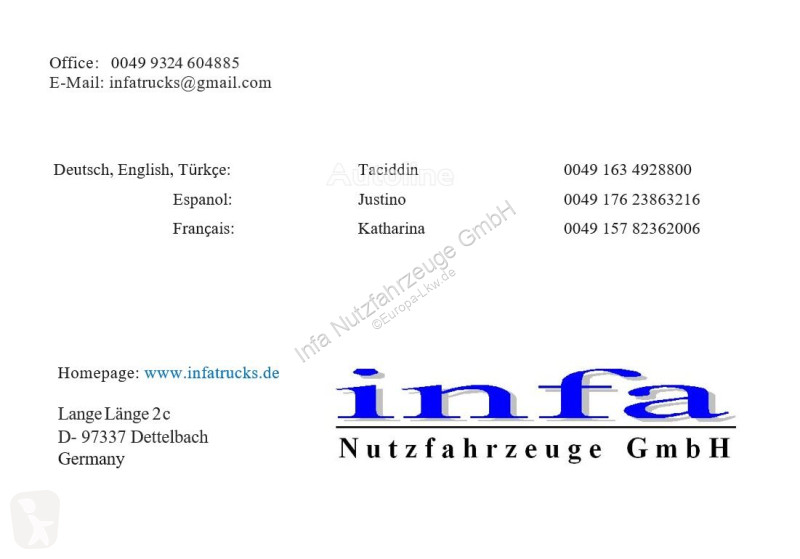 Reboque Krone AZ DB07CLNF 18F BDF Anhänger