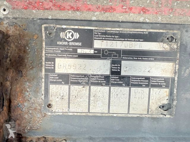 Remorque Kel-Berg 20 t. Alubox - Maschineramp