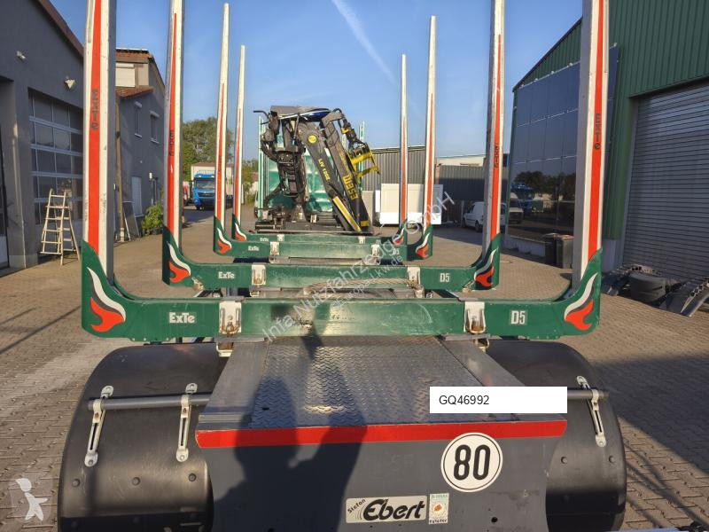 Reboque Ebert KHA 18 Exte Holztransporter