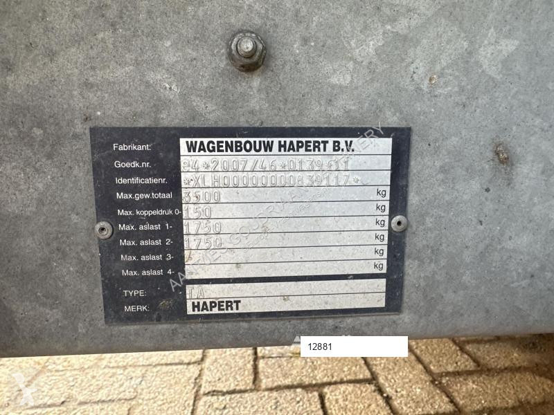 Трал Hapert machinetransporter - Gebruikt
