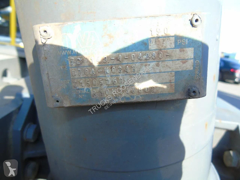 مقطورة LAG 2x axle + big cylinder + perfect status
