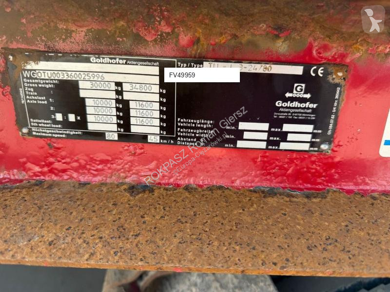 مقطورة Goldhofer Low Loader Trailer Ramps