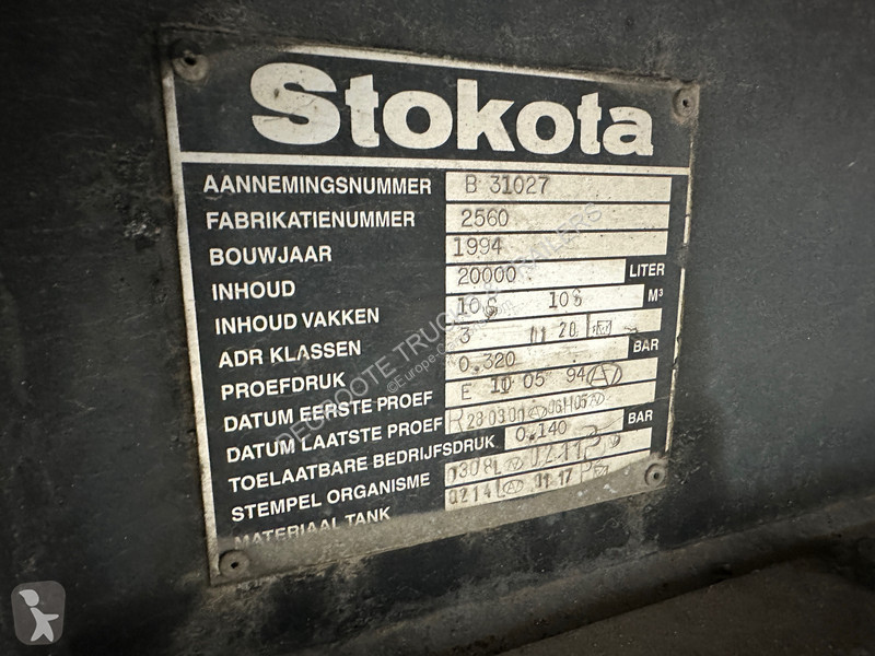 مقطورة Stokota Tank 20000 L