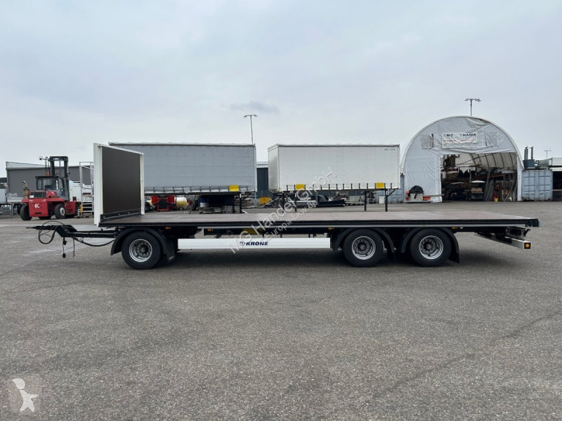 مقطورة Krone Jumbo Plateau Anhänger 8.6 Meter, BPW