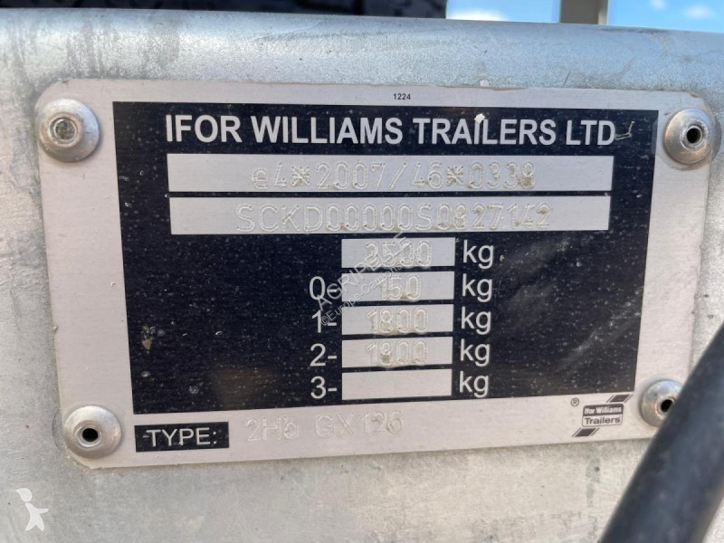 مقطورة Ifor Williams  GX126