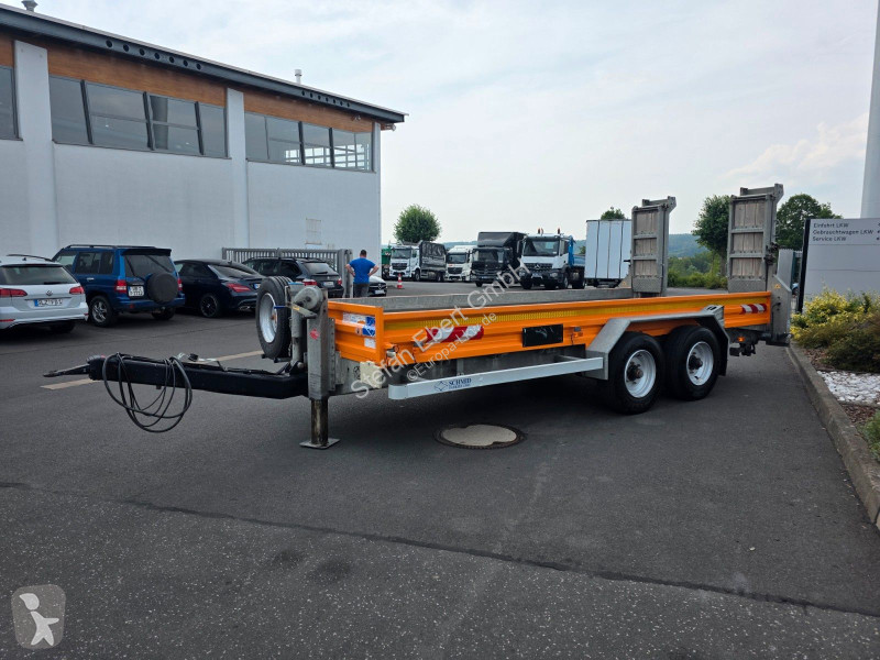 Remorque  Schmid MTT 890 Tieflader mit Rampen