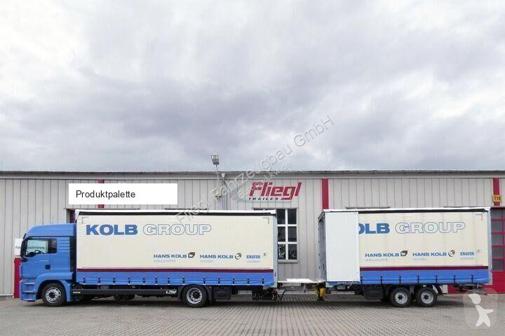 Remolque Fliegl Tandem-Plattform-Anhänger...