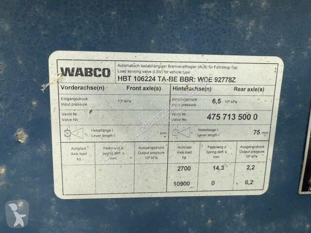Aanhanger Humbaur HBT 116225 BE 2-Achs Tandem...