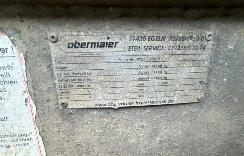 Remorca  OS2-TD105A OS2-TD105A, Rampenschacht,...