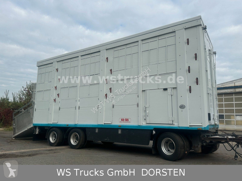 KABA 3 Stock  Hubdach Viehanhänger trailer