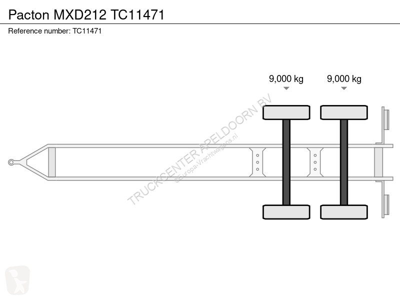Pacton MXD212 trailer